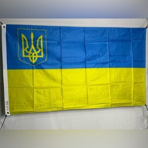Ukrainian Flag 5x3Ft. Heavy Duty Fabric And Dual Sided Design